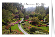 In Remembrance / Of Your Mother, garden card