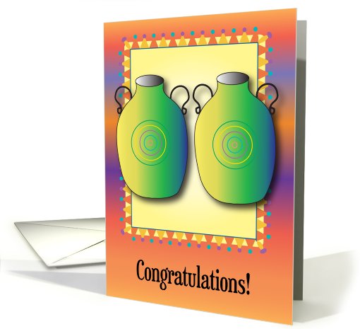 Congratulations / New Jugs, humor card (797905)