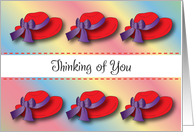 Thinking of You / Red Hat Lady card