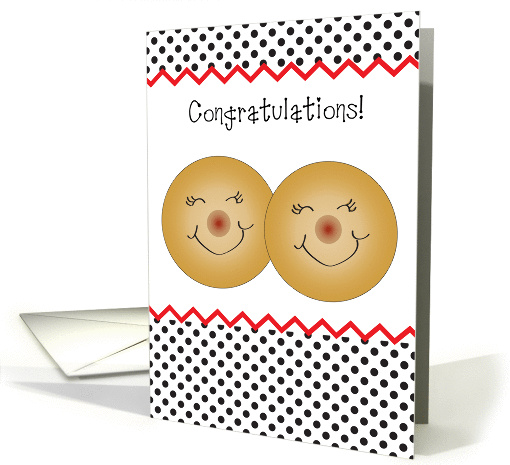 Congratulations / New Girls, humor card (802325)