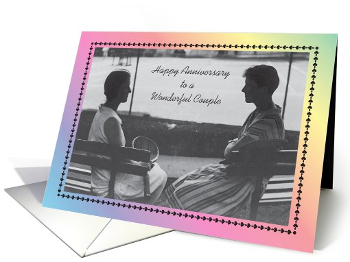 Anniversary / Lesbian Couple card (805472)