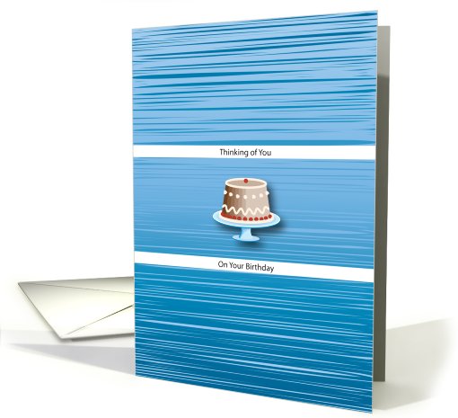 Birthdays / To Estranged Father, cake card (814249)