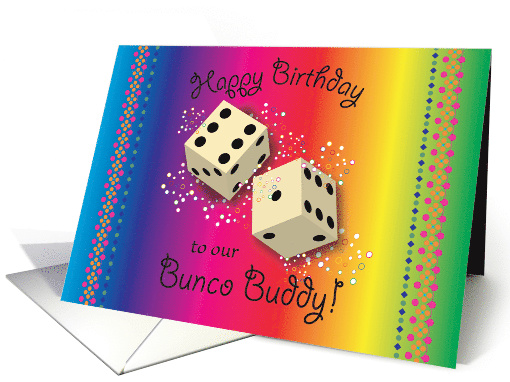 Birthdays To a Bunco Player card (815235)