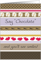 Holidays / National Chocolate Day, Oct. 28 card
