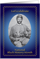 Nat. Black History Month, Union Soldier card