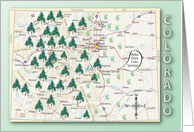 Hello from Colorado Springs, CO map card
