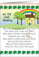 St Patrick’s Irish Blessing for Neighbor card
