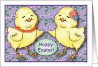 Easter / For 2 Moms, chicks card