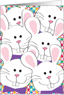 Easter / To a 6 yr. old, bunnies card