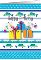 Birthday / For Fishing Fan, presents card