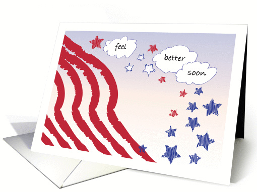 Get Well / Wounded Veteran, feel better soon card (878936)
