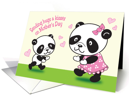 Mother's Day, Pandas card (879956)
