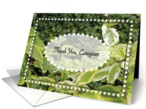 Thank you, special needs child caregiver card (887248)