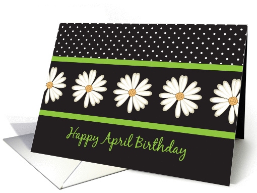 Birthday, April Daisies card (894441)