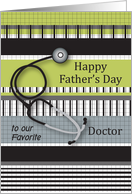 Father’s Day, for Doctor, sthethoscope card
