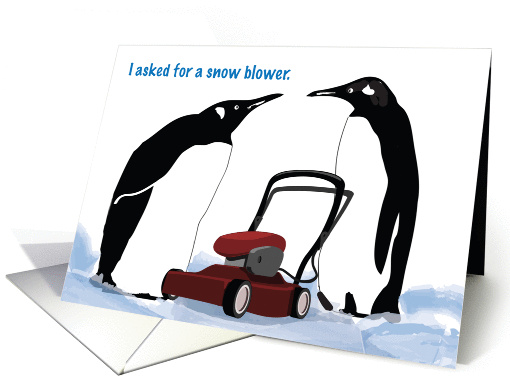 Father's Day, Penguin Theme, humor card (899708)