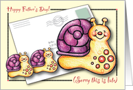 Father’s Day, belated, snail mail card