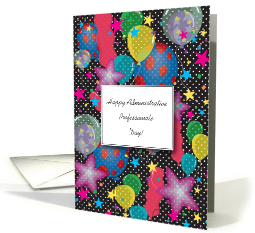 Administrative Professionals Day, balloons card (915957)