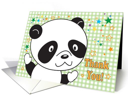 Thank you, for Kindergarten Teacher, panda card (921619)