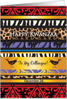 Kwanzaa to Colleague, co-worker card