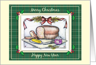 Merry Christmas to a Baker, Cook card