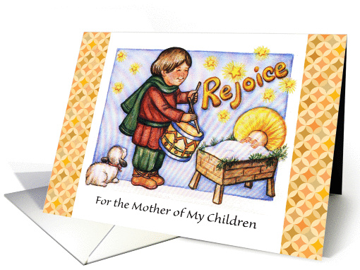 Merry Christmas For Mother of My Children card (997757)