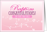 Baptism Congratulations card