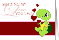 Sending my Love Valentine card