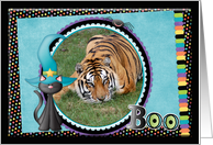 Tiger Halloween Card