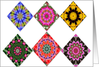 Fun kaleidoscope collection card