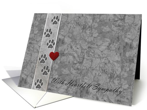 Pet Sympathy card (465835)