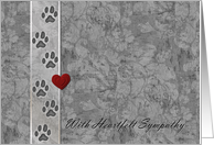 Pet Sympathy card