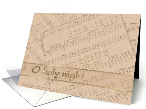 Holy Night Christmas card (502463)