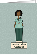 Nursing School Graduation card