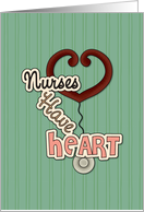 Nurses Have Heart card