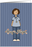 Hug a (Female) Nurse card