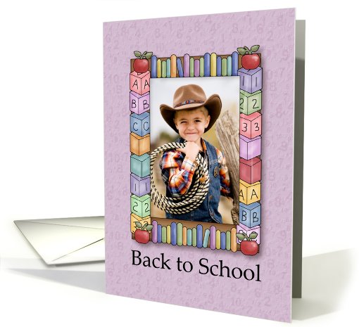 Back to School Photo card (952563)