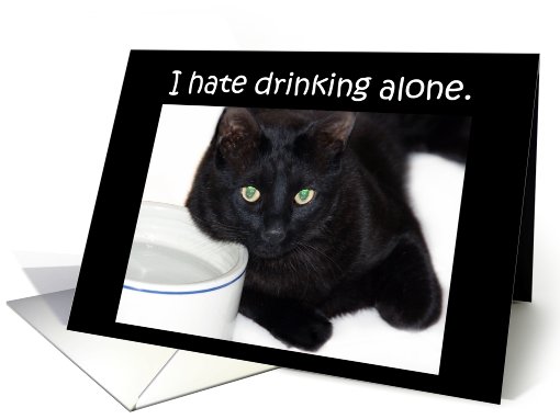 Drinking Alone card (473840)