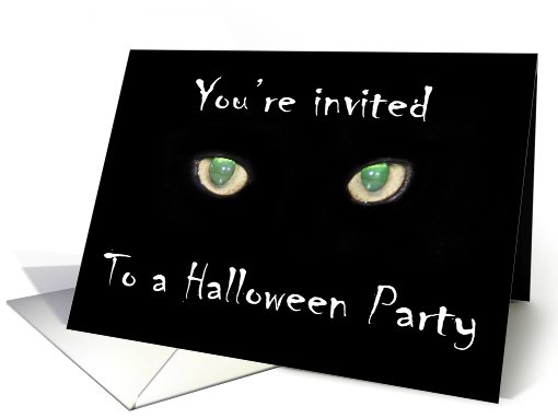 Spooky's Eyes, Halloween Party card (489492)