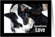 Loving, Unconditional Love card
