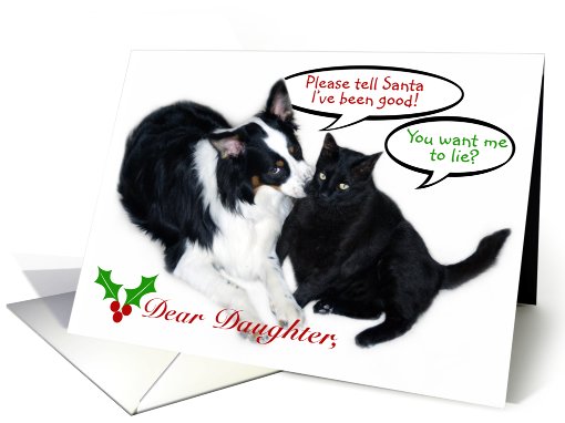 I've Been Good Santa! Daughter card (493205)