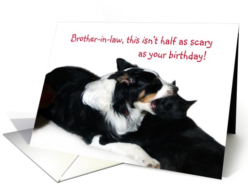 Scary Birthday, Brother-in-law card (503163)