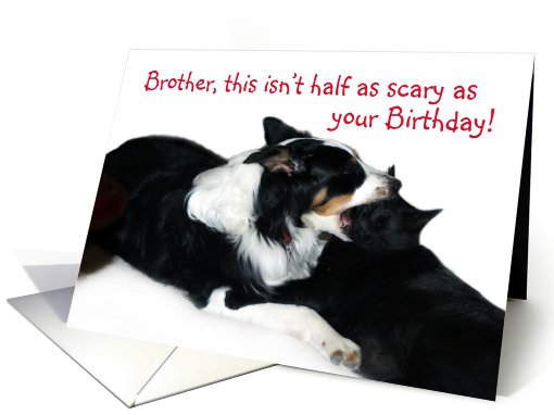 Scary Birthday, Brother card (503172)