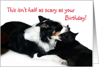 Scary Birthday, card