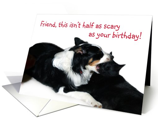 Scary Birthday,Friend card (503181)
