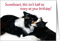 Scary Birthday, Sweetheart card