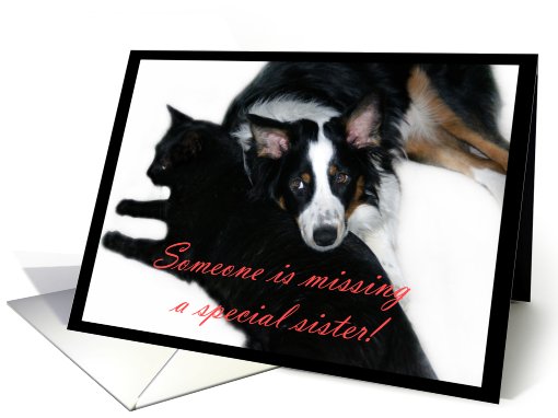 Someone is Missing You, Sister card (506418)