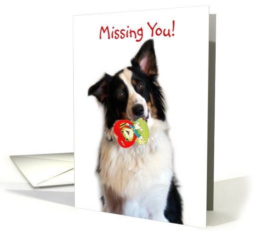 Bringing a Valentine, Missing You card (514727)