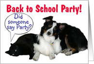 It’s a Party, Back to School card
