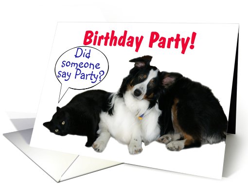 It's a Party, Birthday Party card (602960)